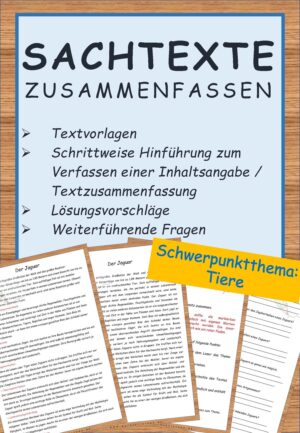 Sachtextvorlagen von Wachsenlernen LRS Förderung online
