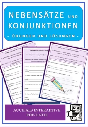 Deutsch Nebensätze und Konjunktionen - interaktiv-II