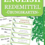 Englisch: Redemittel – Übungskarten für Meinungsäußerung, Argumentation, Diskussion und Aufsatz in der Sekundarstufe ab Klasse 8