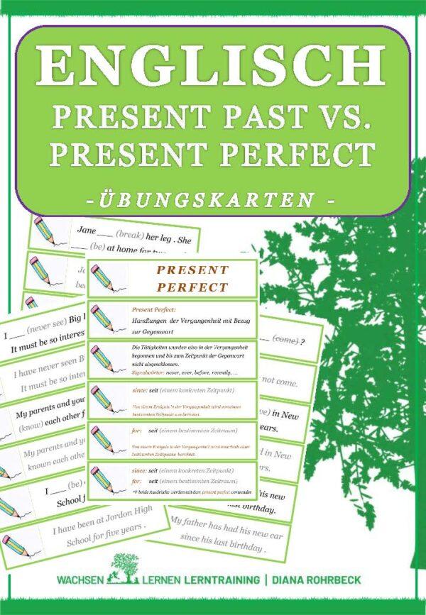 Englisch: Simple Past vs Present Perfect - Übungskarten