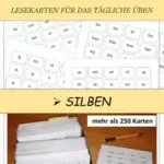 Lesetraining Silben - Lesekarten