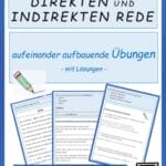 Digitales Lernmaterial 'aufeinander aufbauende Übungen - mit Lösungen' von Wachsenlernen Lerntraining Diana Rohrbeck zur Verbesserung der Kommasetzung. Das Bild präsentiert Arbeitsblätter, die schrittweise Anleitungen bieten, um das Setzen von Kommas in verschiedenen Satzkonstruktionen zu meistern, illustriert mit einem farbigen Bleistift-Symbol, welches Kreativität im Lernen symbolisiert.